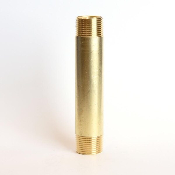 Atc ATC 3/4 in. MPT bin X 3/4 in. D MPT Yellow Brass Nipple 5 in. L 6JC126300201054 - main